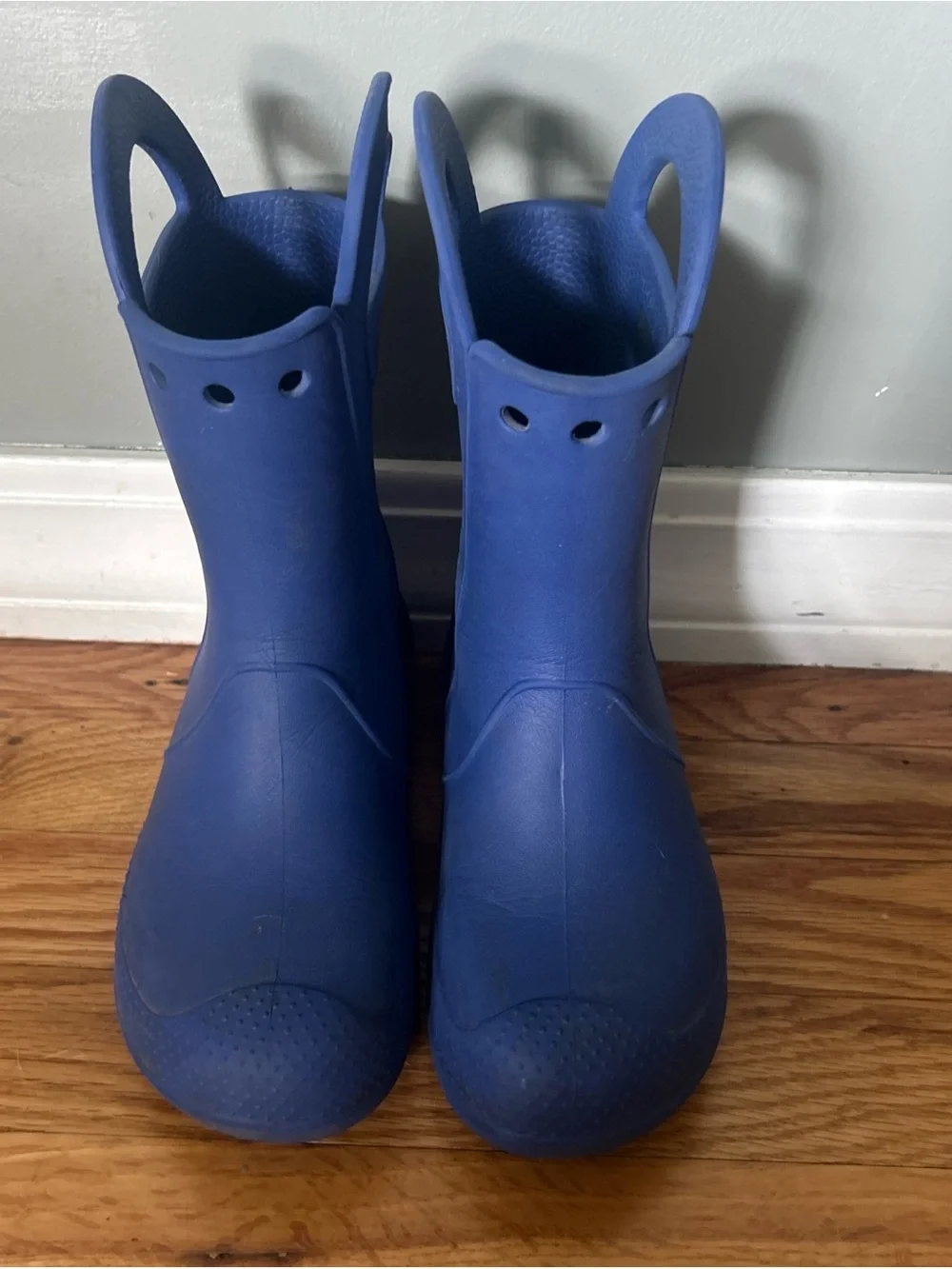 CROCS Kids Blue Waterproof Rain Boots